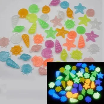 Zahradní dekorace Dekorativní svítící kamínky mušle vícebarevná 25 ks