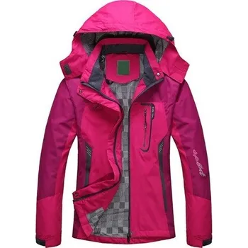 Dámská casual bunda Dámská nepromokavá bunda J1673 růžová S