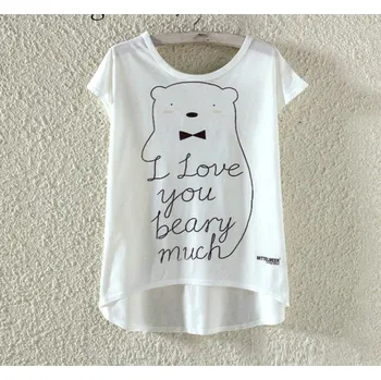 Dámské tričko s medvídkem M