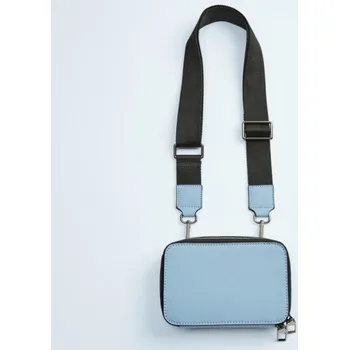 Kabelka Dámská crossbody kabelka M1606 světle modrá