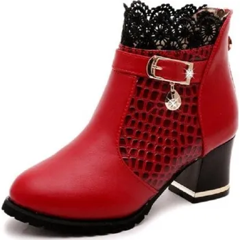 Dámské tenisky Dámské kotníkové boty Lilly červená 36