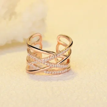 Prsten Dámský prstýnek D1293 starorůžová