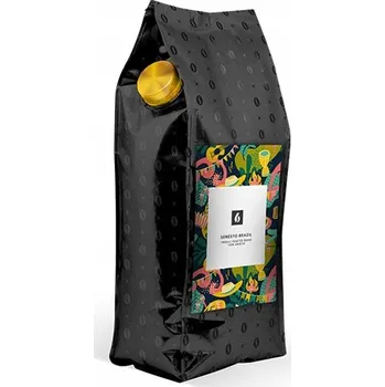 Káva Káva zrnková Arabica SENESTO Brazílie káva v zrnu 1 kg 1000 g