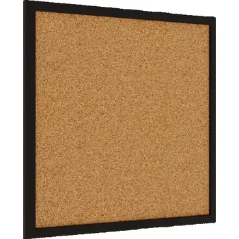 ALLboards korková tabule 40x40 cm lakovaný dřevěný rám ČERNÝTK44BK