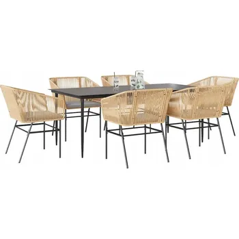 Zahradní sestava Zahradní nábytek z umělého ratanu VidaXL – 1 díl