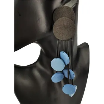 Náušnice Dámské visací náušnice G380 modrá