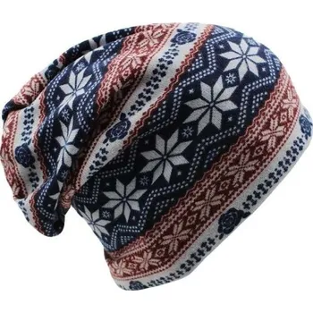 Pokrývka hlavy Dámská stylová čepice s vločkami