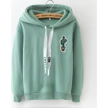 Dámská mikina Dámská mikina s potiskem zelená L 1