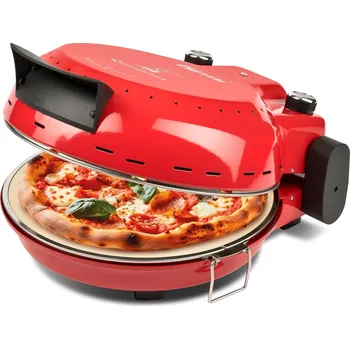 Krbová kamna Kamna na pizzu Girmi FP50 Quisipizza 420°C 1800W červená + KÁMEN 31 cm