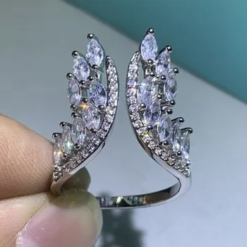 Šperk Dámský prstýnek andělská křídla D1172 stříbrná 5