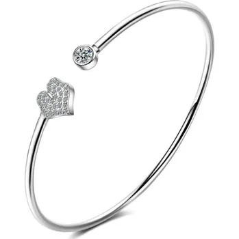Náramek Dámský otevřený náramek s kamínky H129 7
