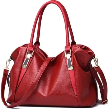 Kabelka Dámská kožená kabelka M1517 vínová