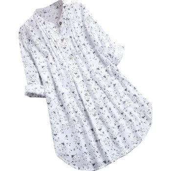 Dámská košile Dámská dlouhá košile bílá XXL