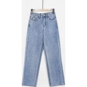 Dámské džíny Dámské džíny s vysokým pasem A176 světle modrá 30