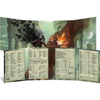 Komiks pro dospělé Zapovězené země - zástěna pro vypravěče