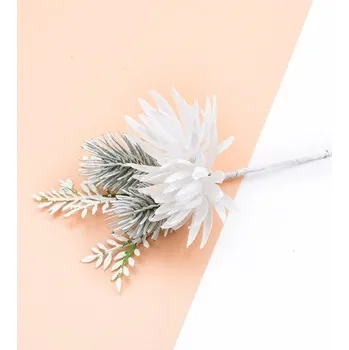 umělá květina Dekorativní bílá větvička