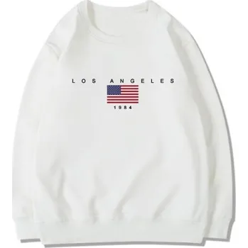 Dámská mikina Dámská mikina USA bílá M 3