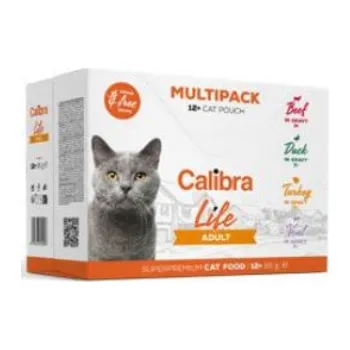 Krmivo pro kočku Calibra Cat Life kapsa Adult Multipack 12x85g