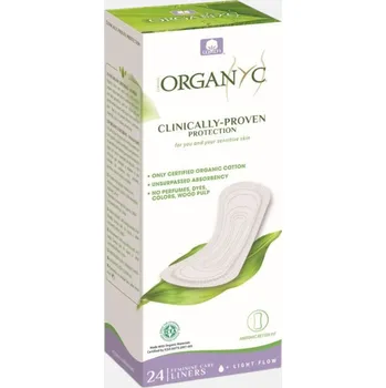 Menstruační vložka Organyc Bio dámské vložky slipové Plus