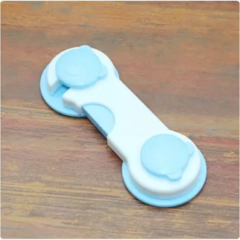 Dětská zábrana Bezpečnostní pojistka na skříňky 5 ks světle modrá