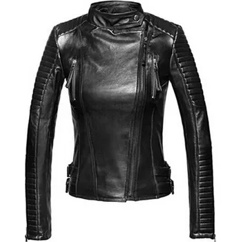 Dámská casual bunda Dámská bunda z umělé kůže P2034 L