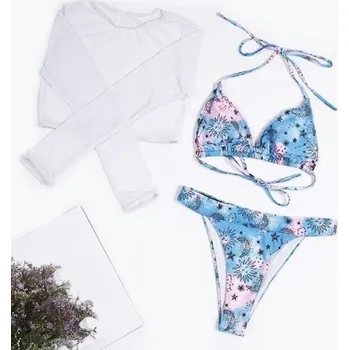 Dámské plavky Dámské bikiny a crop top P349 L 7