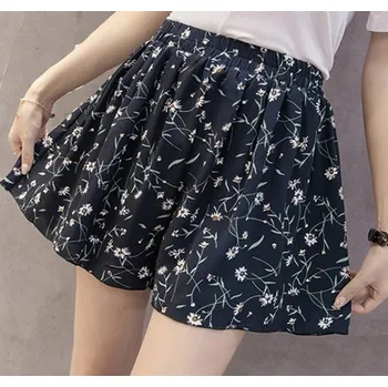 Dámské kraťasy Dámské kraťasy s květinami A711 L 3