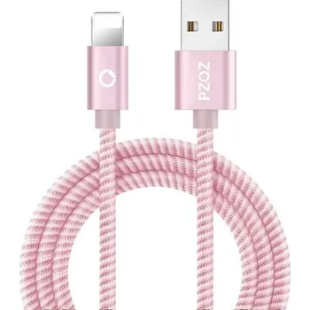 Datový kabel Datový kabel pro Apple Lightning na USB 1 m K615 růžová