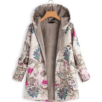 Dámská casual bunda Dámská bunda s květinami S 1