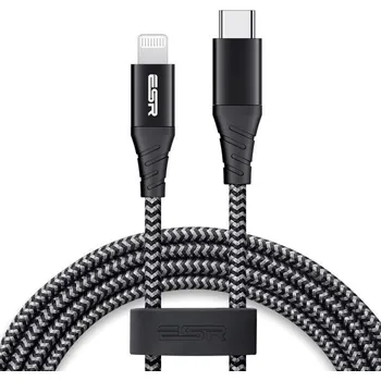 Datový kabel Datový kabel USB-C na Lightning K605 černá 2 m