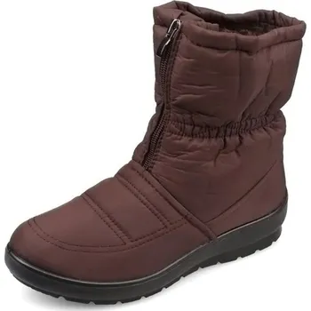 Dámská zimní obuv Dámské zimní boty se zapínáním vpředu J838 hnědá 36