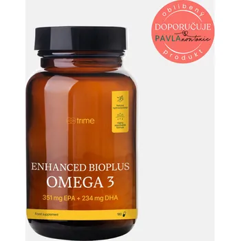 Trime Omega 3 Enhanced BioPlus (Velikost: 180 kapslí)