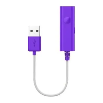 Síťový prvek Bluetooth audio adaptér K2695 fialová
