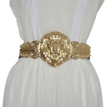 Opasek Dámský pásek s lví hlavou