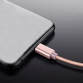Datový kabel Datový kabel pro Apple Lightning na USB K532 růžová 20 cm