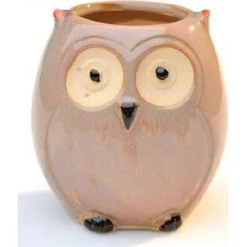Květináč Dekorativní květináč ve tvaru sovy 4