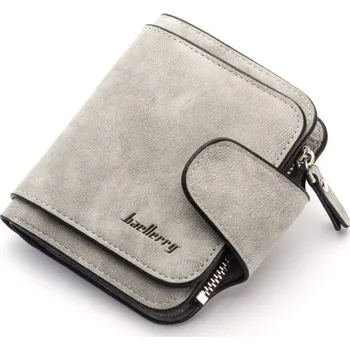 Peněženka Dámská kožená peněženka mini světle šedá