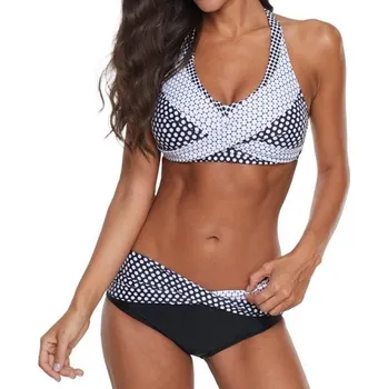 Dámské plavky Dámské bikiny P455 černá XL