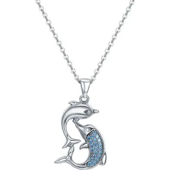 Šperk Dámský náhrdelník s delfíny