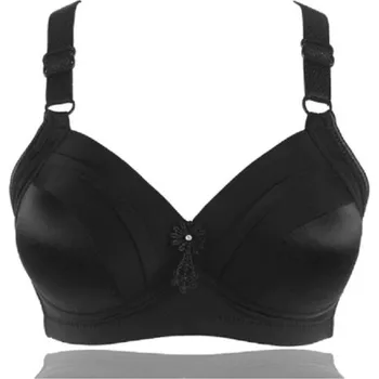 Podprsenka Dámská podprsenka s květinou černá 90B
