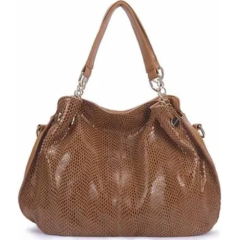 Kabelka Dámská kožená kabelka M1265 hnědá