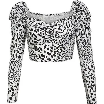 Dámská halenka Dámská leopardí halenka Hayley bílá S