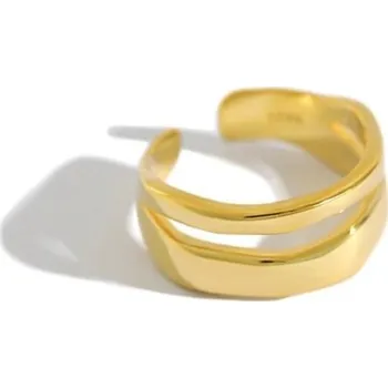 Prsten Dámský prstýnek D1546 zlatá