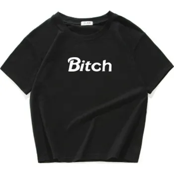 Dámské tričko Dámské tričko s vtipným potiskem B224 černá