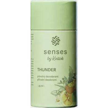 Kvitok Senses tuhý deodorant Thunder