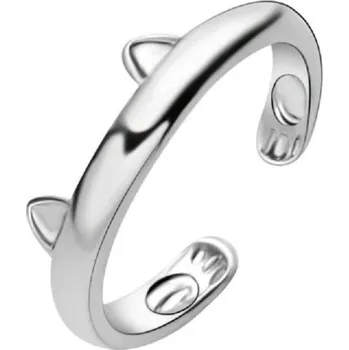 Prsten Dámský prstýnek s kočkou D2581 2