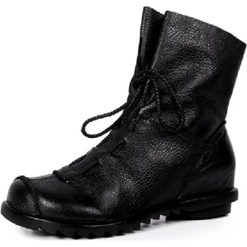 Dámské tenisky Dámské kotníkové boty z umělé kůže J2370 černá 42