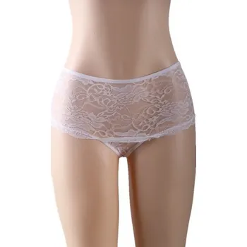 Dámská erotická souprava Dámské erotické spodní prádlo bílá 3XL