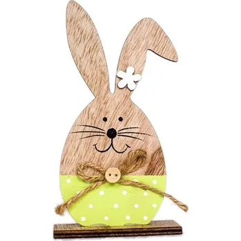 Velikonoční dekorace Dekorační zajíčci na Velikonoce světle zelená