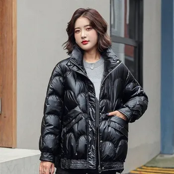 Dámská zimní bunda P1711 černá S